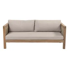 Seychelles 2-Seater Acacia Wood Sofa W/Cushions (174 x 70 x 65 cm)