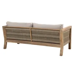 Seychelles 2-Seater Acacia Wood Sofa W/Cushions (174 x 70 x 65 cm)