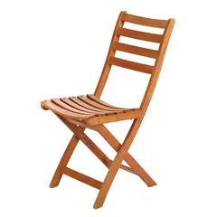 THB Eucalyptus Wood Folding Chair Generic (37 x 58 x 86.5 cm, 2 Pc.)