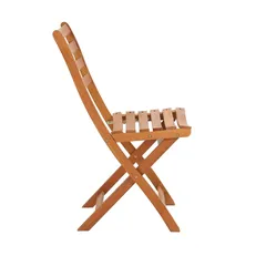 كرسي خشب أوكالبتوس قابل للطي تي إتش بي (37 × 58 × 86.5 سم، قطعتين)