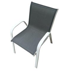 Steel Chair W/Armrest Living Accents (64.5 x 55 x 81 cm)