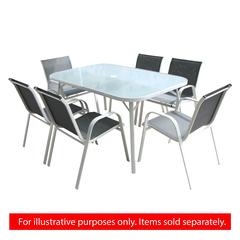 Steel Chair W/Armrest Living Accents (64.5 x 55 x 81 cm)