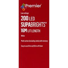 Premier 200 LED SupaBrights White String Light (16 m)