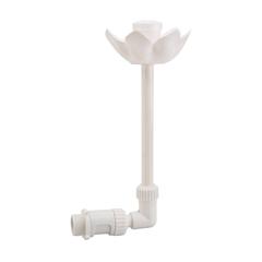 JED Pool Tools 2-Tier Flower Fountain (White)