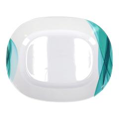Royalford 14" Melamine Ware Super Rays Oval Plate, RF8070