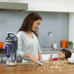 Black+Decker Cordless 2-in-1 MULTIPOWER Pet Vacuum Cleaner, CUA525BHP (18 V, 1 L)