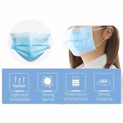 MKATS 3-Layer Disposable Protective Face Mask (50 Pc.)