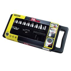 Stanley Socket Set (15 pcs, 1.27 cm)