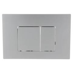 Bold Aqua Actuator Plate (25 x 17 x 0.5 cm, Matte Chrome)