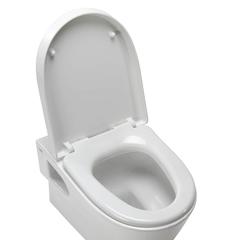 Bold Remini Wall Hung Toilet WC (55 x 37 x 33 cm, White)