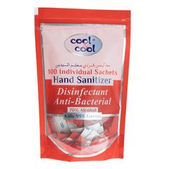 Cool & Cool Disinfectant Hand Sanitizer Sachet (100 Pc.)