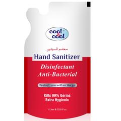Cool & Cool Disinfectant Anti-Bacterial Hand Sanitizer Refill Pouch (1 L)