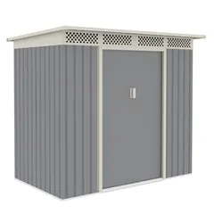 Bella Galvanized Shed (213 x 142 x 184 cm)