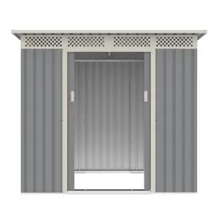 Bella Galvanized Shed (213 x 142 x 184 cm)