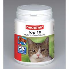 Beaphar Top 10 Cat Multi-Vitamins Tablets (180 pcs)