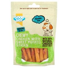 Armitage Good Boy Chewy Chicken W/Sweet Potato Stick Dog Treat (Adult Dogs, 90 g)
