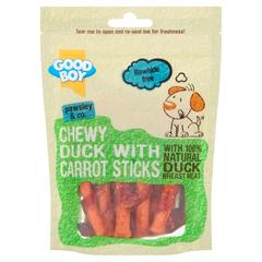 Armitage Good Boy Chewy Duck W/Carrot Stick Dog Treat (Adult Dogs, 90 g)