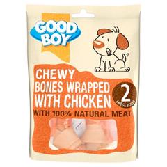 وجبة للكلاب عظام مطاطية ملفوفة بالدجاج أرميتج جود بوي (الكلاب البالغة، 180 جرام)
