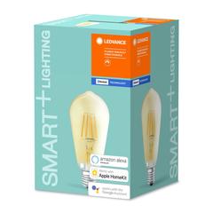 Ledvance Smart+ Filament Edison E27 Light Bulb (5.5 W, Warm White)