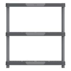 Cosmoplast Plastic 3-Tier Shelving Rack (90 x 45 x 98 cm)