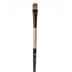 Dynasty Black Silver Rake Head Synthetic Paint Brush (0.952 cm)