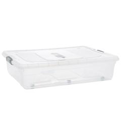 Flat plastic deals storage boxes