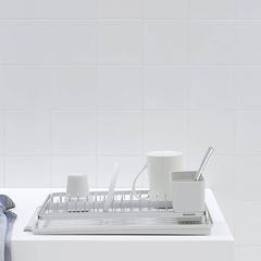 Brabantia Plastic Dish Drying Rack (49.2 x 38.6 x 14.2 cm)