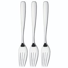 Tramontina Amazonas Stainless Steel Table Fork Set (19.7 x 2.8 x 1.9 cm, 3 Pc.)