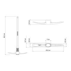 Tramontina Steel Pick Mattock (90 cm, Size 4)