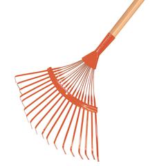 Tramontina Steel Leaf Rake W/18 Teeth & Handle (120 cm)