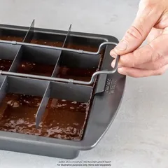 Chicago Metallic Slice Solutions Brownie Pan (3 Pc.)