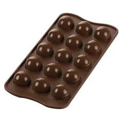 Silikomart 3D Choco Tartufino Mould (120 ml, Brown)