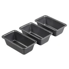 Wilton Mini Loaf Pan Set (3 Pc., 14.6 x 7.62 x 5.08 cm)