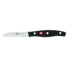 Zwilling Stainless Steel Twin Pollux Vegetable Knife (8 cm, Black)