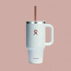 Hydro Flask Limited Edition Insulated Travel Tumbler W/Straw (950 ml, Sea Salt)