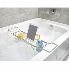 InterDesign Everett Adjustable Over Bathtub Caddy (57.28-81.28 x 17.02 x 11.2 cm)