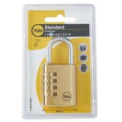 Yale Brass Combination Padlock (4 cm)