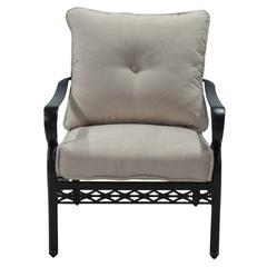 Milano Cast Aluminum Single Sofa W/Cushions Generic (77 x 91 x 95 cm)