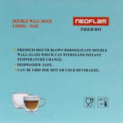 Neoflam Double Wall Mugs (150 ml, 2 pcs)
