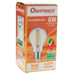 Oshtraco Lightmaker E 27 Filament LED Bulb (7 W, Warm White)