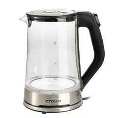 Crownline Cordless Glass Kettle, KT-158 (1.7 L, 2200 W)