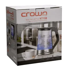 Crownline Cordless Glass Kettle, KT-158 (1.7 L, 2200 W)