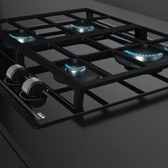 Teka Built-In 4-Burner Gas Hob, GZC 64300 BK (5 x 60 x 51 cm)