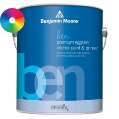 Benjamin Moore Ben Eggshell Interior Latex Paint & Primer (3.7 L, Base 2)