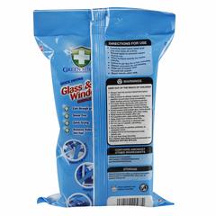 Green Shield Glass & Window Surface Wipes Pack (70 Pc.)