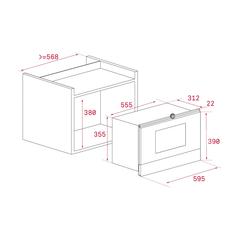 Teka Built-In Microwave Oven, ML 8220 BIS L (22 L, 2500 W)