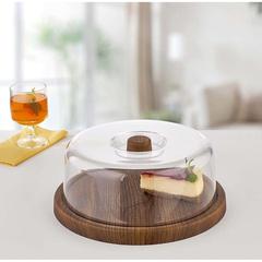 Evelin Cake Serving Tray W/Cover (30.5 x 10.5 cm)