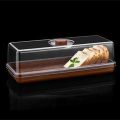 Evelin Bread & Cake Serving Tray W/ Cover (16 x 13 x 39 cm)