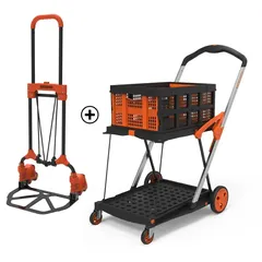 Black+Decker 2-Tier Foldable Cart, BXWT-H204