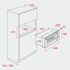 Teka Built-In Electric Oven, HLF 940 (91 L, 3553 W)